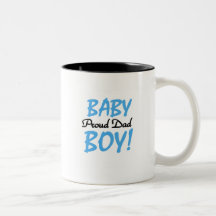 Proud Dad of Baby Boy Tshirts and Gifts Mugs