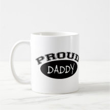 Proud Daddy (Black) Mug