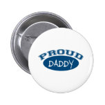 Proud Daddy (Blue) Pinback Buttons