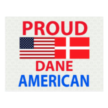 Proud Dane American Post Cards