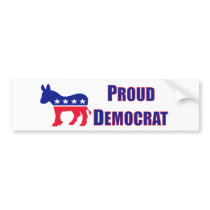 Proud Democrat Bumper Sticker bumper stickers