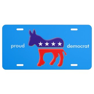 proud democrat license plate