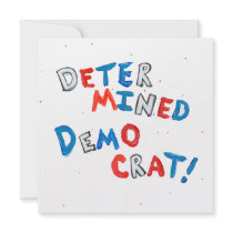 Proud democrats fun unique determined democrat invitation