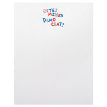 Proud democrats fun unique determined democrat letterhead design
