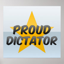 Proud Dictator Poster