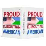 Proud Djiboutian American 3 Ring Binders
