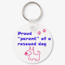 proud dog keychains