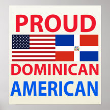 Proud Dominican American Poster