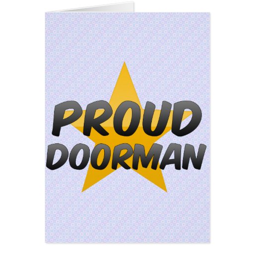 Proud Doorman Card