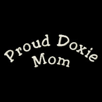 "Proud Doxie Mom" embroidered shirts by kokobaby "Proud Doxie Mom" embroidered shirts