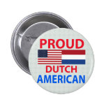 Proud Dutch American Pinback Button