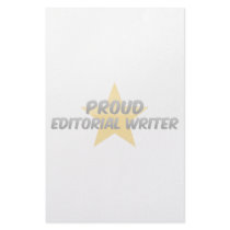 Proud Editorial Writer Custom Stationery