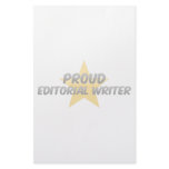 Proud Editorial Writer Custom Stationery