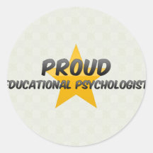 Proud Educational Psychologist Round Stickers