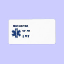 Proud EMT Girlfriend labels