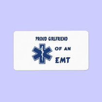 Proud EMT Girlfriend labels