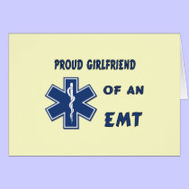 Proud EMT Girlfriend cards