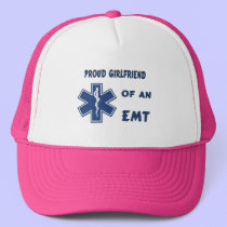 Proud EMT Girlfriend hats