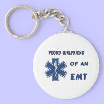 Proud EMT Girlfriend keychains