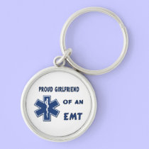 Proud EMT Girlfriend keychains