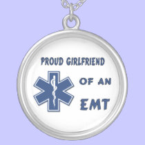 Proud EMT Girlfriend necklaces