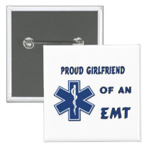 Proud EMT Girlfriend buttons