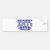 Proud EMT's Dad Bumper Sticker
