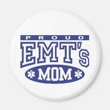 Proud EMT's Mom Fridge Magnets