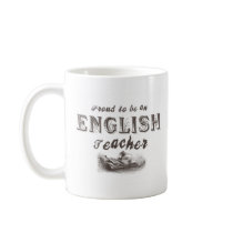 Proud English Teacher Victorian mugs