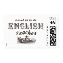 Proud English Teacher Victorian stamps