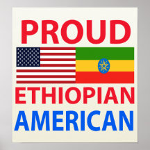 Proud Ethiopian American Print