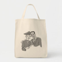 Proud Father & Daughter Canvas Bags