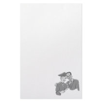 Proud Father & Daughter Custom Stationery