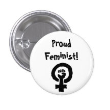 Proud Feminist Pin