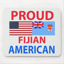 Proud Fijian American Mousepads