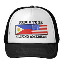 Proud Filipino American Trucker Hats