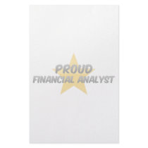 Proud Financial Analyst Personalized Stationery