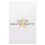 Proud Financial Analyst Personalized Stationery