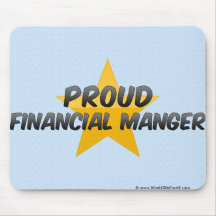 Proud Financial Manger Mouse Pads
