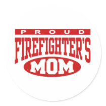 Proud Firefighter's Mom stickers