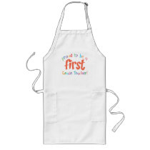 Proud First Grade Teacher BBQ Apron aprons
