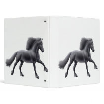 Proud Friesian Horse Avery Binder