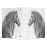 Proud Friesian Stallion Avery Binder