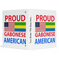 Proud Gabonese American Binders