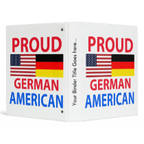 Proud German American 3 Ring Binders