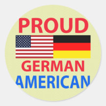 Proud German American Sticker