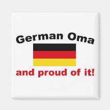 Proud German Oma Fridge Magnets