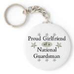 Proud Girlfriend of a National Guardsman Key Chains