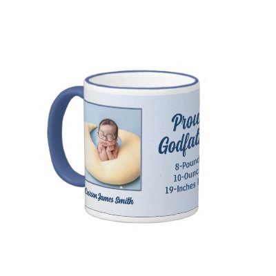 Proud Godfather New Baby Personalized Mug by PersonalExpressions
