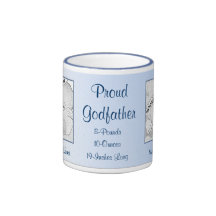Proud Godfather New Baby Personalized Mug